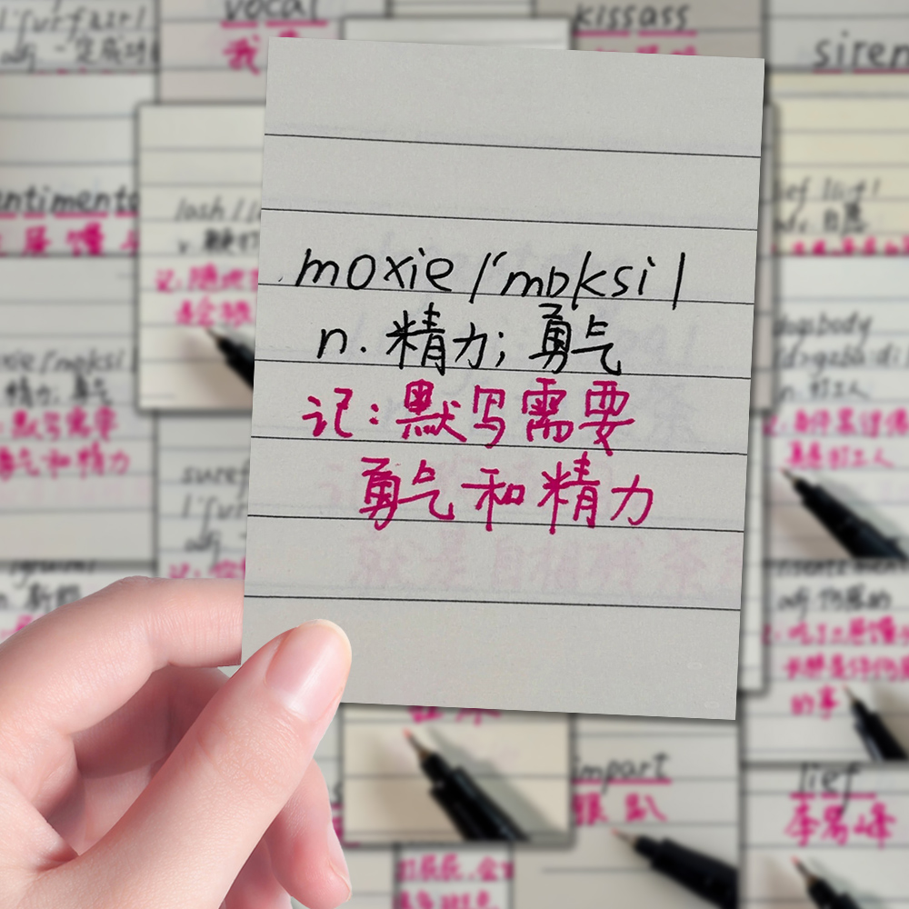 108张英语单词速记零基础无痛记忆趣味学习素材练习每日一记贴纸