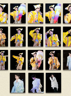 54张黄子弘凡狗狗大王小卡蟹黄堡专属鸟巢演唱会舞台直拍周边纪念