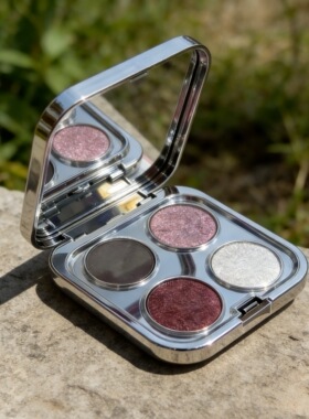 海淘现货rabanne四色眼影盘dont be shy提亮打底珠光哑光低调闪光