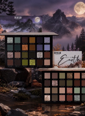 美国现货givemeglow新品down to earth1/2眼影盘哑光珠光日常显色