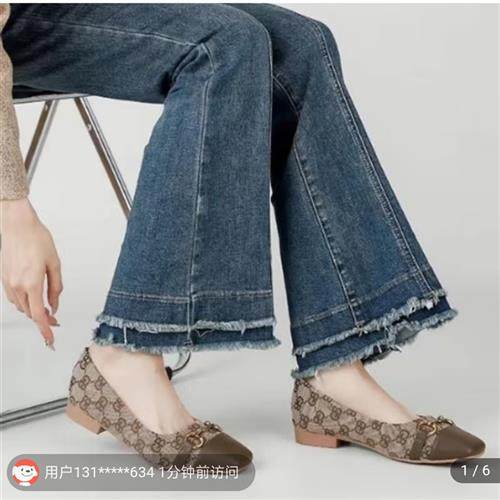 孟德好物小香风单鞋女2025新款不累脚覆古女士帕拉鞋子玛丽珍女鞋