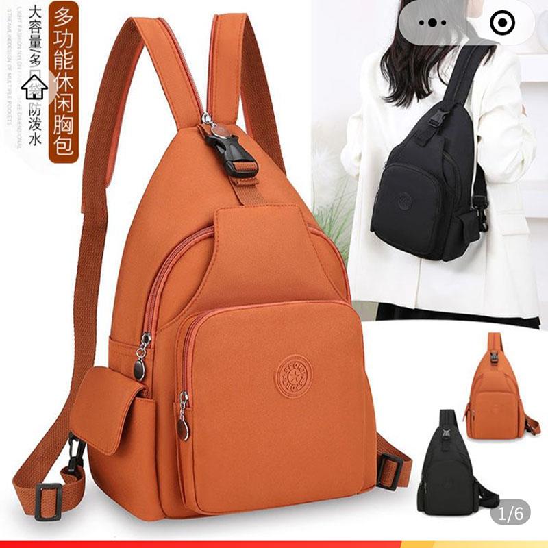 沛晴香港高档女包多功能牛津布旅行包三合一休闲双肩胸包单肩背包