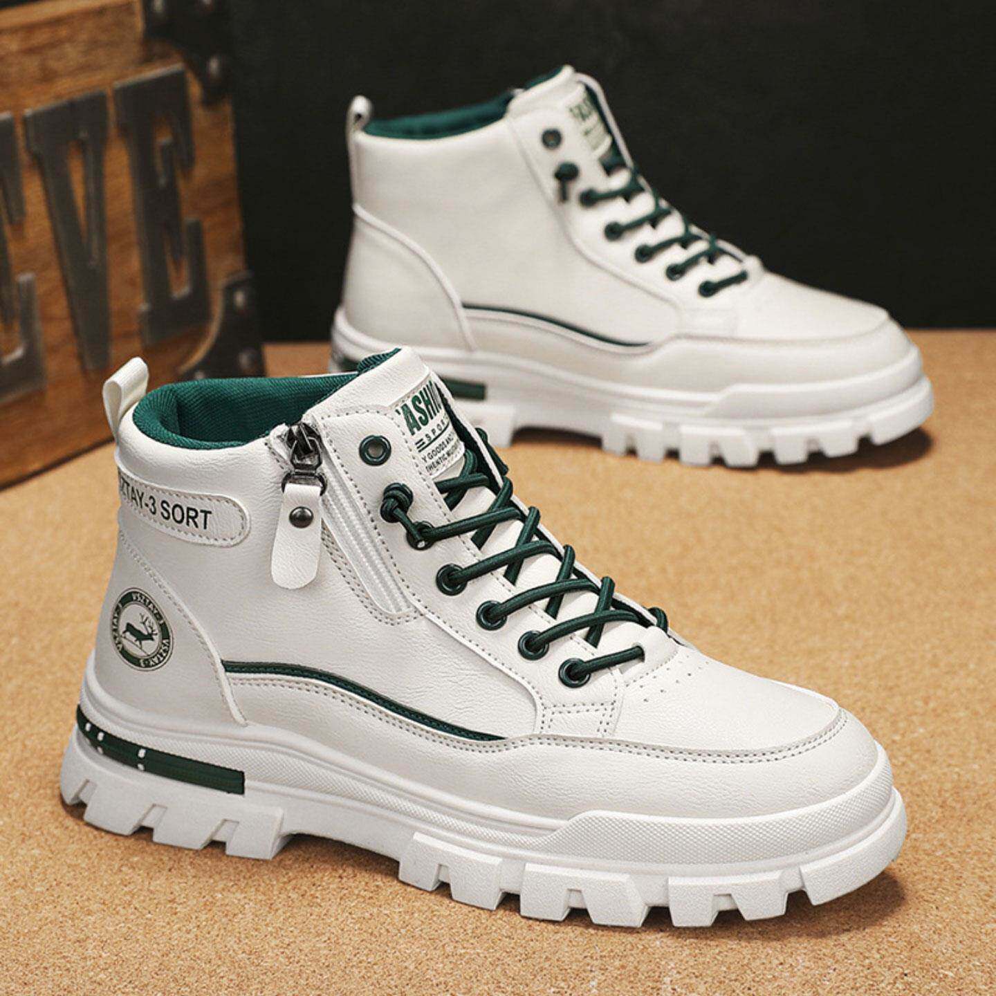 俄罗斯出口转内销飞行员休闲鞋男士马丁靴新款厚底工装男鞋子