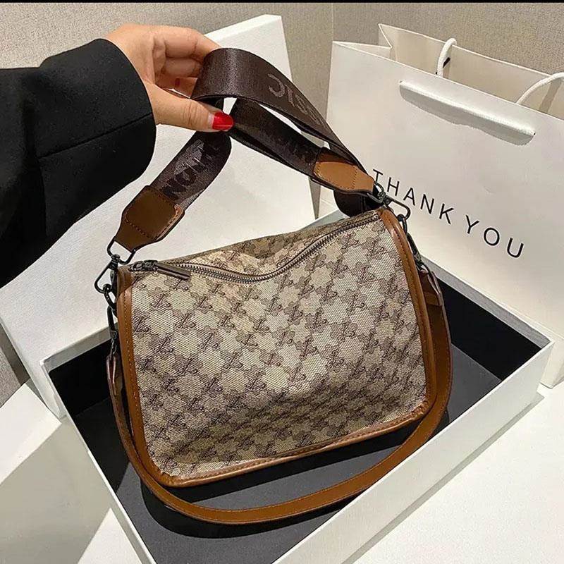 禧禄甄选女包新款大容量通勤包洋气豌豆包时尚潮流单肩斜挎包