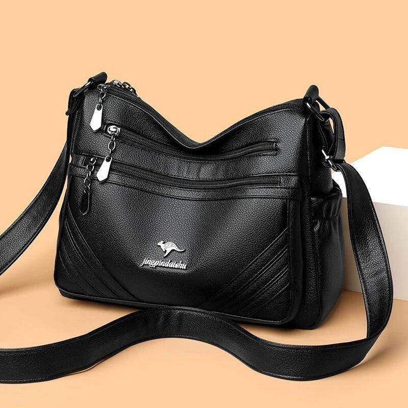 澜袖甄选女包中老年妈妈包2025新款单肩斜挎包大容量多隔层女士包