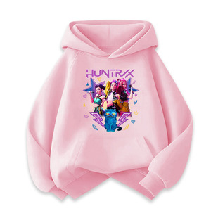 NASA联名kpop hunters猎魔女团连帽衫 卫衣服儿童上衣新款 demon