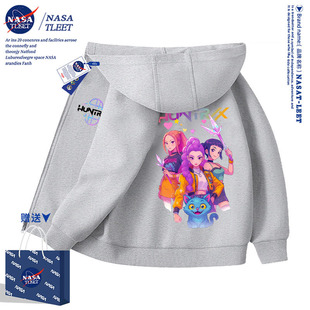 男女童zoey米拉mira鲁米rumi卡通外套 NASA联名kpop猎魔女团服装