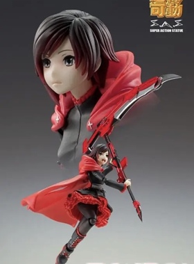 正版现货超像可动 RWBY Ruby Rose 鲁比洛斯可动手办盒装全新日版