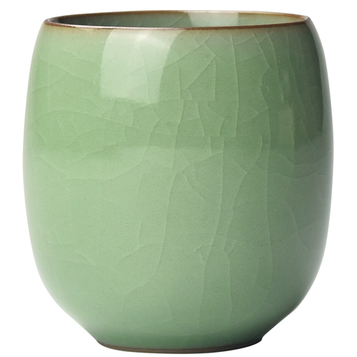 Longquan Qijun Celadon Cup Ceramic Creative Кунг -фу чашка чайная набор для ледокола, чашка, чашка вода, маленькая чайная чашка