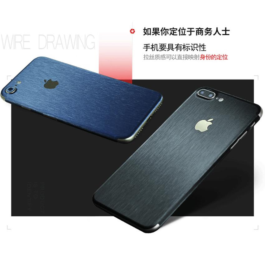 适用苹果iphone7plus手机贴膜iphone6plus薄拉丝软膜保护膜贴纸