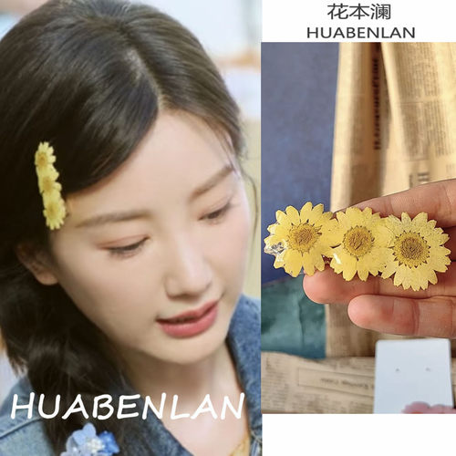 问心毛晓彤方筱然同款小雏菊发夹