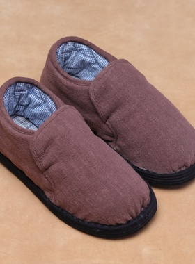 【棉窝窝冬季夹棉鞋】纯手工千层底布鞋女圆头妈妈棉鞋保暖平底鞋