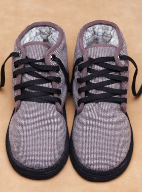 【适合冬天的棉花鞋】纯手工千层底布鞋女冬季保暖棉花鞋布鞋风情