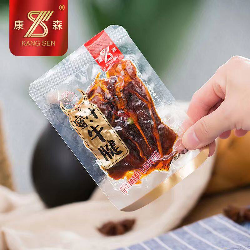 办公室零食温州特产康森蜜汁牛腱子肉手撕牛肉干独立真空小包装