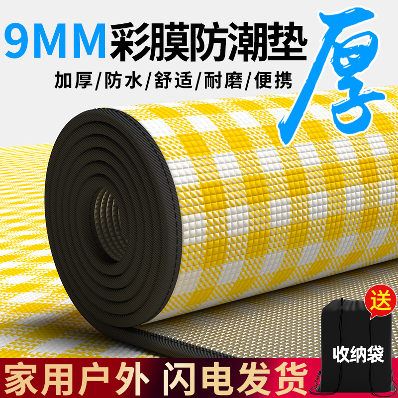加厚防潮垫户外露营野餐垫帐篷睡垫家用防水便携沙滩垫子郊游地垫