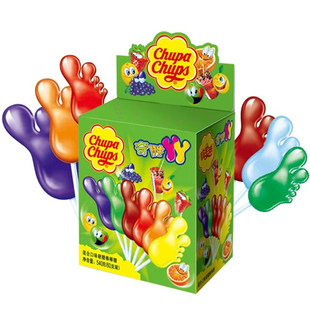 珍宝珠奇胜丫丫棒棒糖60支540g/盒脚丫糖混合口味儿童零食120支桶