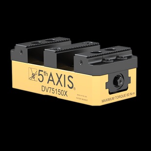 美国5AXIS J1标准钳口虎钳多个规格可选 三轴双工位虎钳DV75150X
