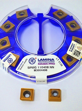 瑞士LAMINA拉芈那U钻刀片SPMG110408NN LT3130新高硬材质保障