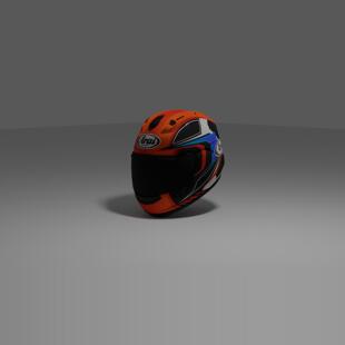 现实真实写实赛车头盔3D模型含贴图.blender.obj.mtl.fbx