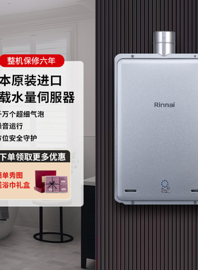 Rinnai/林内REU-UA2024WF/UA2426WF燃气热水器室内细气泡纳米20升