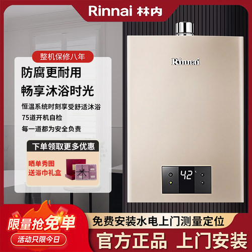 林内智能恒温恒温16升强排式