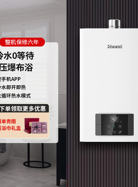 Rinnai/林内RUS-R16E51G-CB/R20E51G-CB燃气热水器恒温零冷水16升