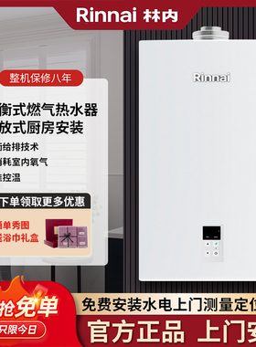 Rinnai/林内 RUS-16U22AR/13U22ARF 燃气热水器平衡式恒温13/16升