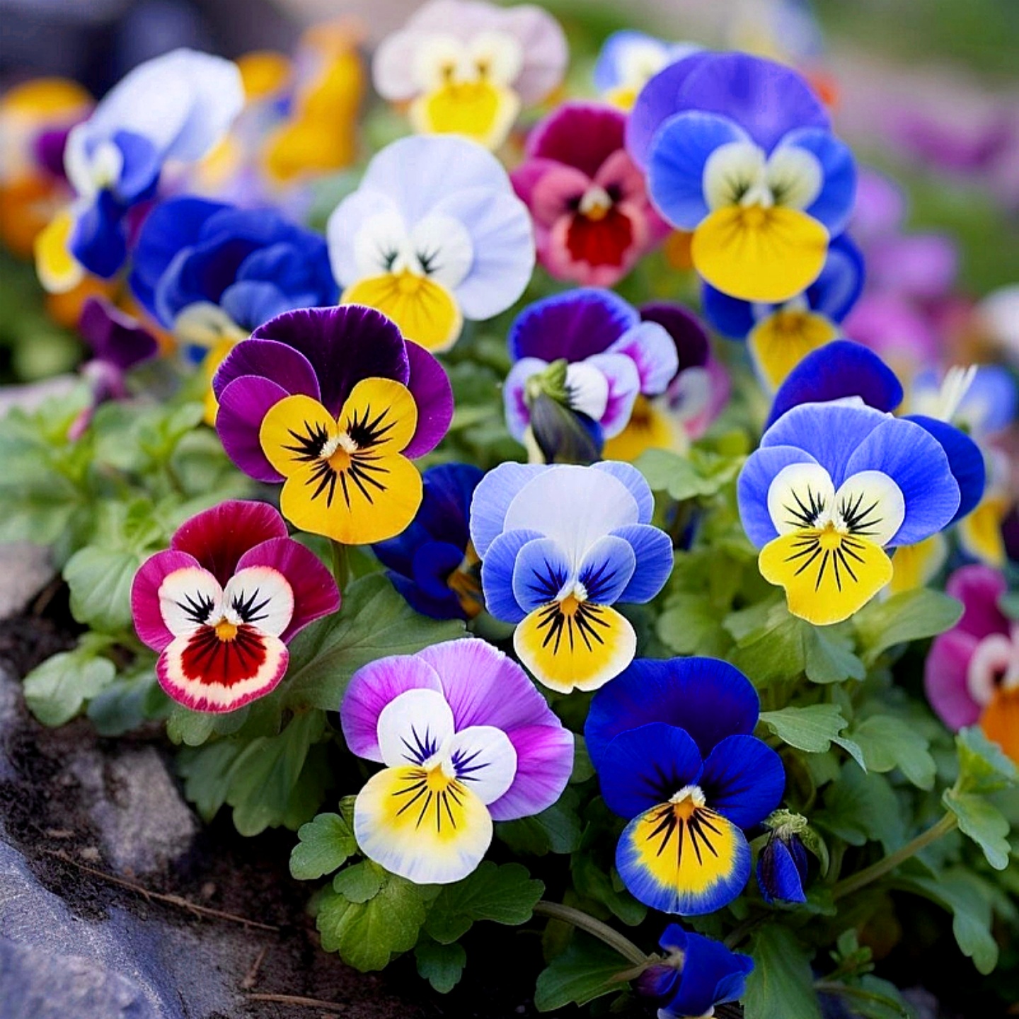 三色堇种子耐寒花期长矮生花