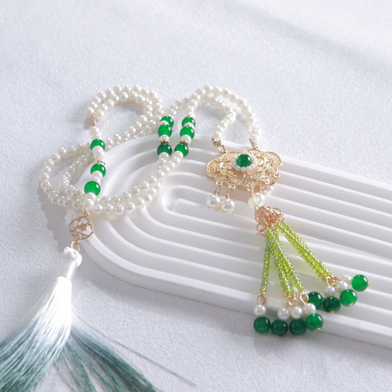 小清新古风流苏复古汉服百搭明制项链项圈祥云璎珞儿童短款小仙女,饰品/流行首饰/时尚饰品新,项链,淘宝优惠券,粉丝福利购,淘宝优惠卷