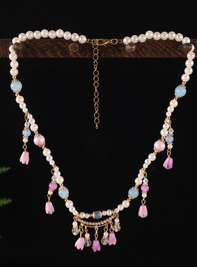 汉服配饰夏日异域风情项链坦领唐风古典民族风服饰品精致日常百搭