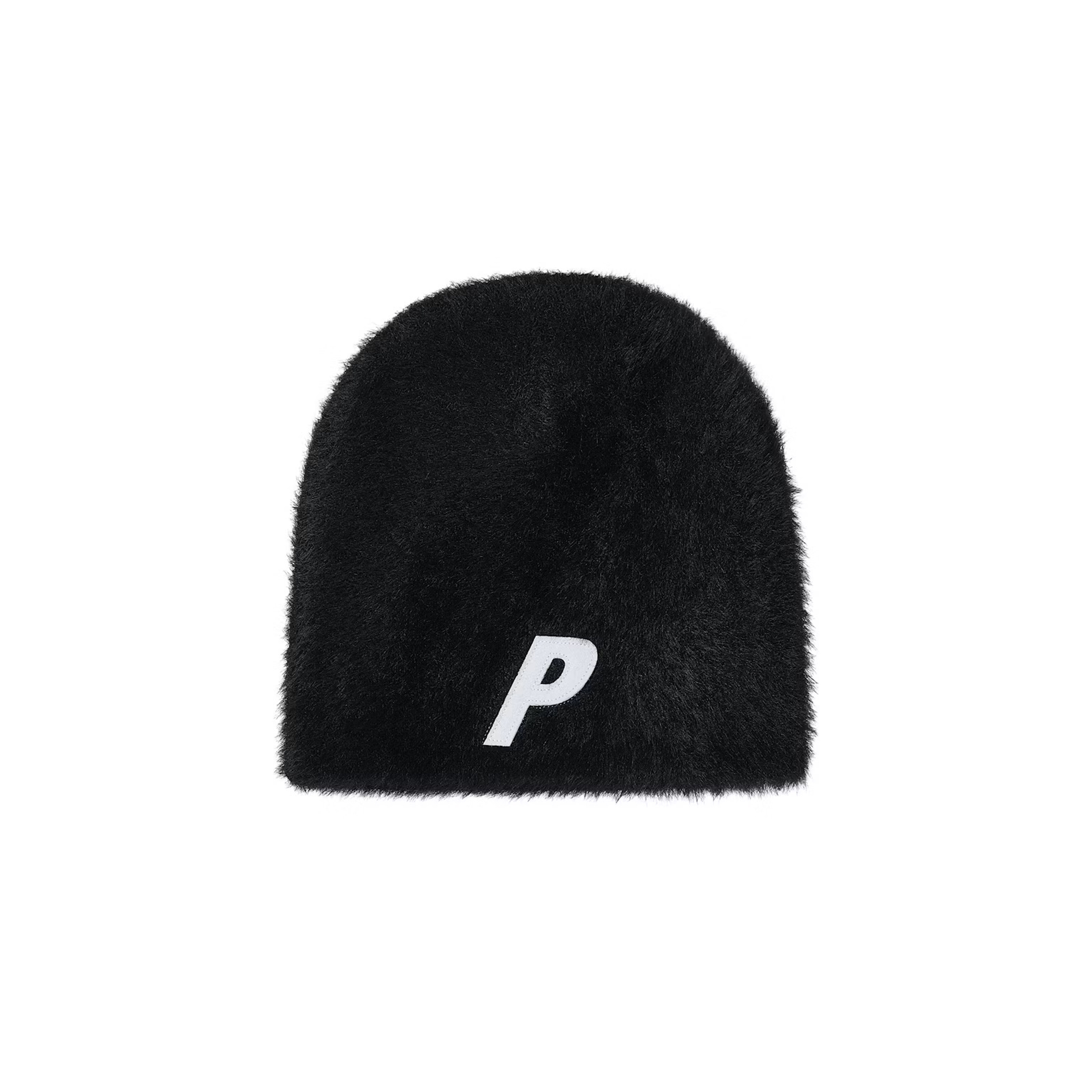 thumbnail for American style trendy street skateboard, P imitation mohair, cuff embroidery, cold hat, woolen knitted melon skin hat, autumn and winter men's and women's