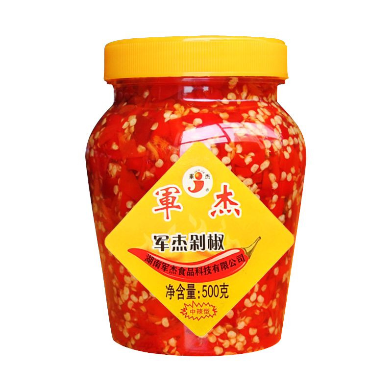 军杰500g/瓶剁辣椒酱湖南特产