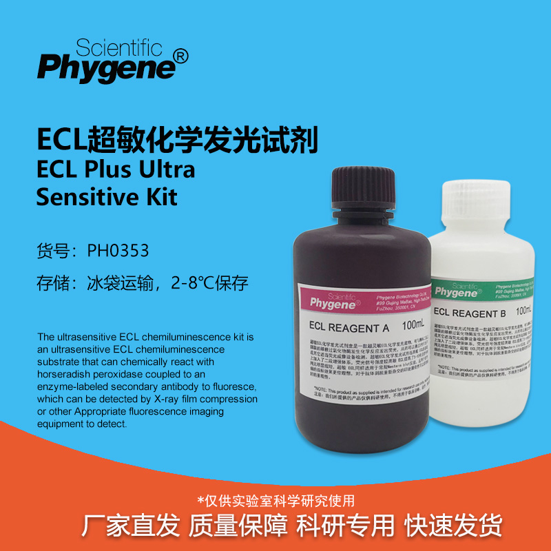 ECL超敏化学发光试剂 ECL底物显色液 科研实验 PH0353 PHYGENE