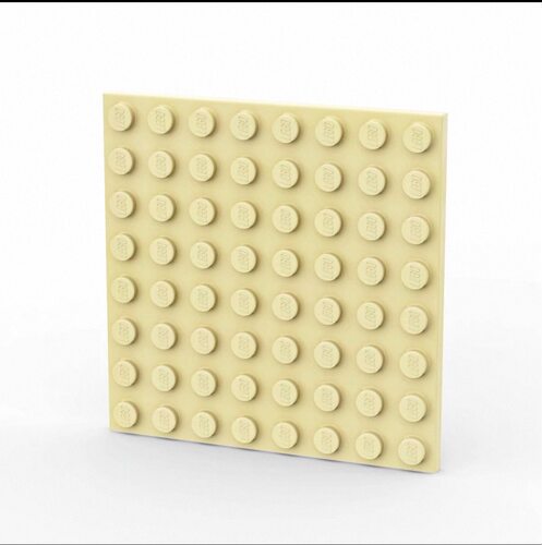 全新正品LEGO乐高 41539 8x8 基础板 4570111 米黄色颗粒底板