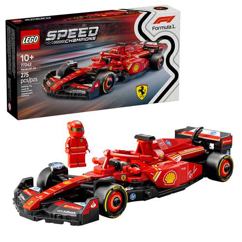 LEGO乐高正品专柜撤柜拼过展品77242法拉利F1赛车系列积木玩具