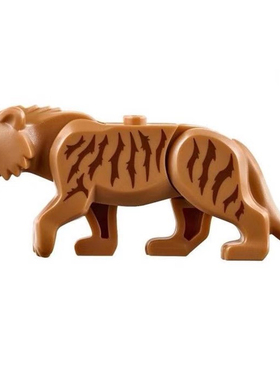 乐高LEGO 极地探险 动物 bb0787c03pb01 剑齿虎 60193 60196 原封