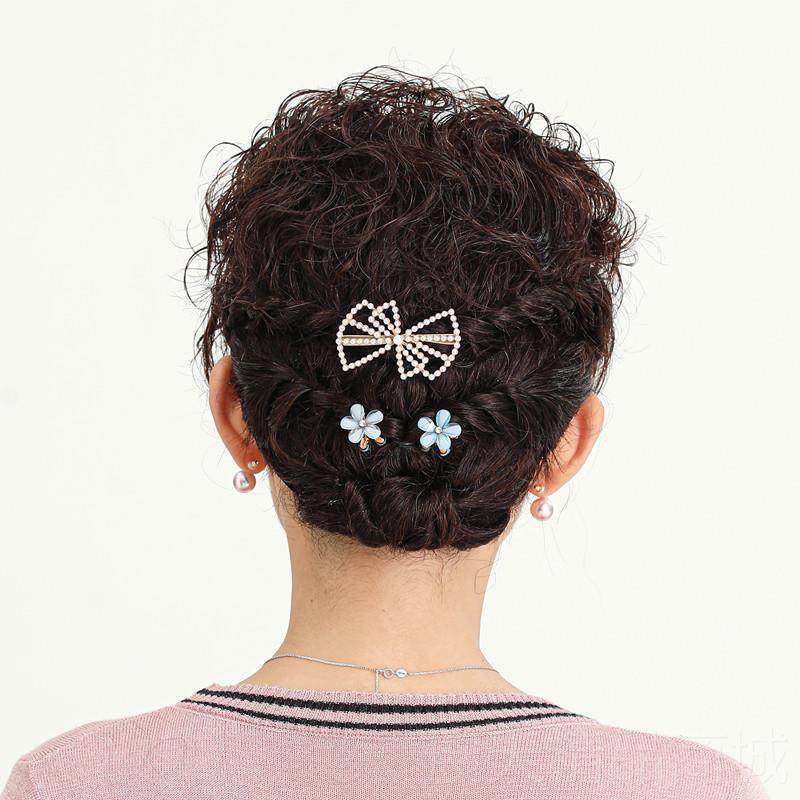 正品发真发旗袍盘发发髻假妈发透气中老假年妈发假复古新娘盘发全,美发护发/假发,日常整顶假发,淘宝优惠券,粉丝福利购,淘宝优惠卷