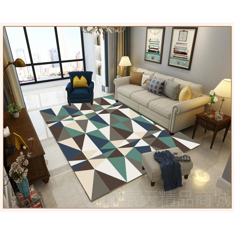 正品卧餐餐桌饭桌厅地毯垫长方形欧客厅茶几室床边地垫子式满铺可