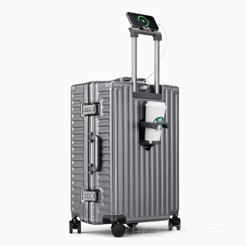 正品漫行李箱框万向轮拉密杆箱铝28旅行箱码登机箱子游24寸26男女