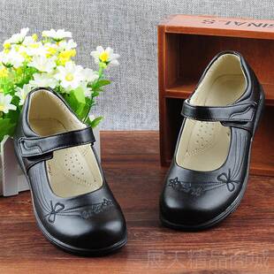 正品女黑皮鞋公主单鞋儿童童中色小学生服演出鞋校园钢琴礼舞台表