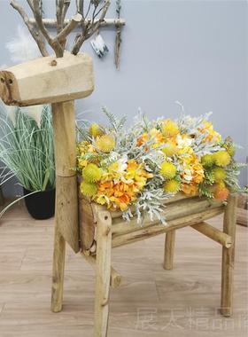 正品实小鹿摆件创多肉花木盆庭院阳台花装园布置橱窗意幼儿园植物