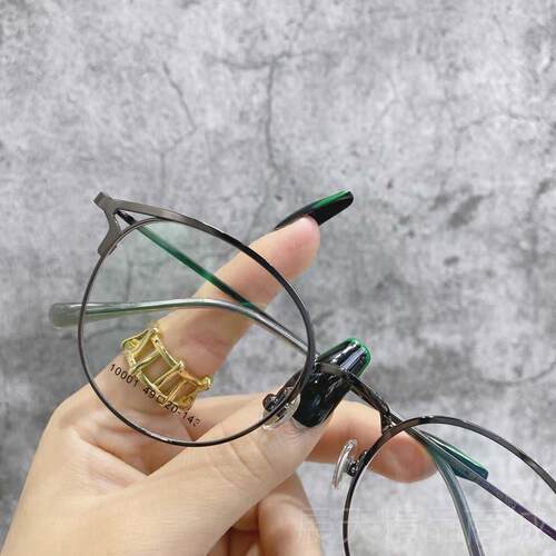 正品镜视眼近镜女眼镜框网红款复古眼版潮配有度数大脸显脸小韩眼