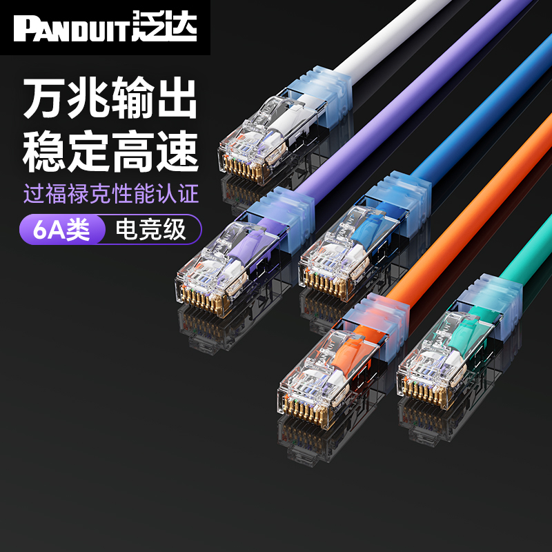 泛达超六类万兆成品网线