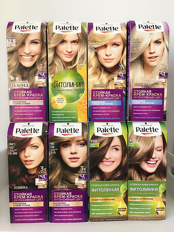俄罗斯正品 染发膏染发剂 施华蔻palette 墨蓝 蓝黑 持久 100ml