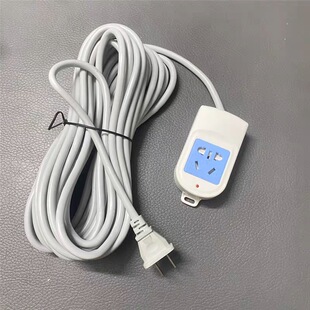 牛正品纯铜插座板二2脚排插带线家两插头用接线板无线拖线插板座