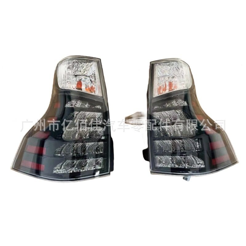 黑曜尾灯LX470/570凌-志2016-2021流水原装款黑底停车倒车转向灯