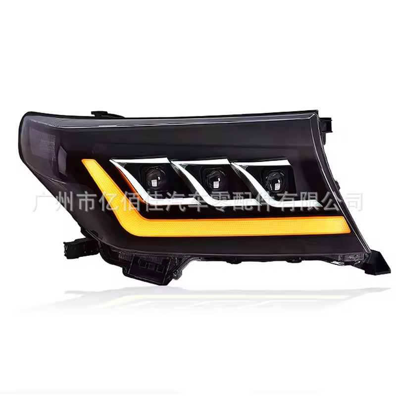 兰酷2012-2014陆巡前照灯酷路泽LED大灯流水总成LC200 FJ200日行