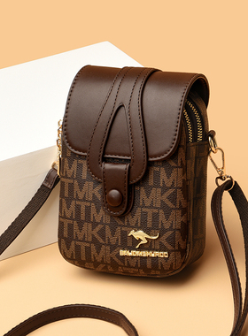 潮牌韩版真皮女包新款复古手机小包包时尚单肩包斜跨包百搭零钱包