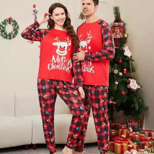 Christmas Parent Child Clothing Printed Home Clothes Sleep
