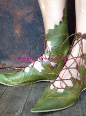 Women fashion new big size 41 42 43 44 lace up leave shoes